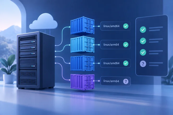 Checkliste zum Abgleich der Docker-Image-Plattform mit der CPU-Architektur eines Servers